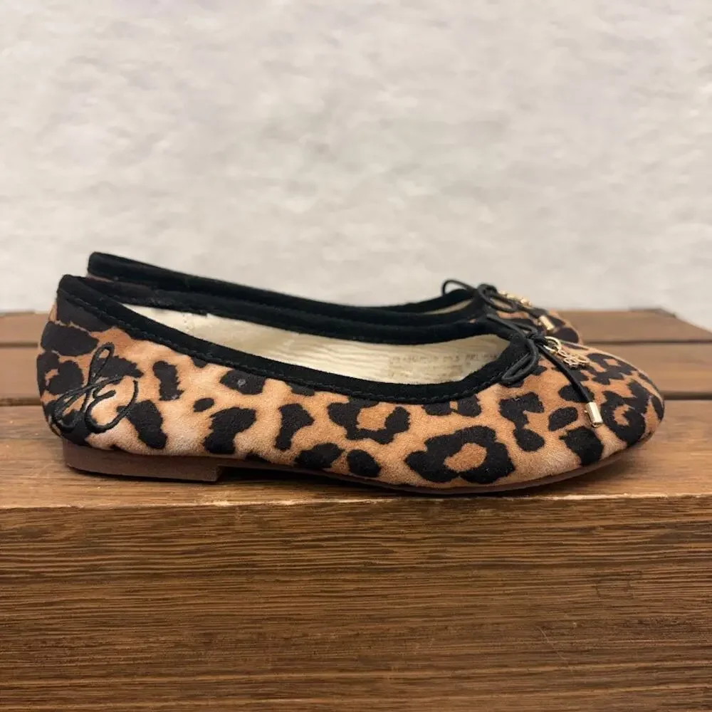 Sam Edelman Cheetah Ballet Flats Felicia Animal Print Ballet Shoe Girls Size 12